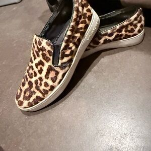 Michaels Kors 7.5 Leopard Print Slip-On Women's Sneakers